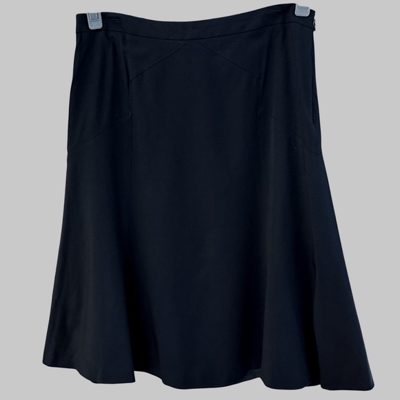 Reiss Dresses & Skirts - REISS Black Midi Skirt‎ A-Line Flared Business Casual Women Size 10